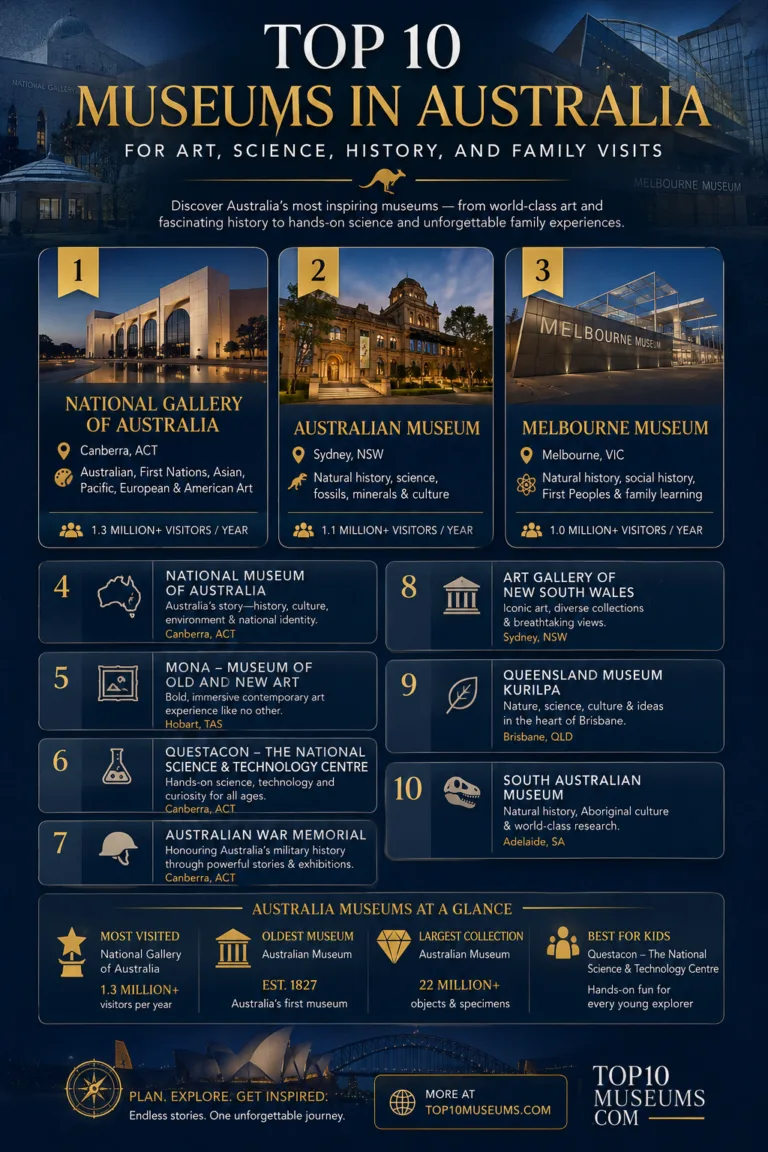 Top 10 Museums in Australia for Art, Science, History, and Family Visits