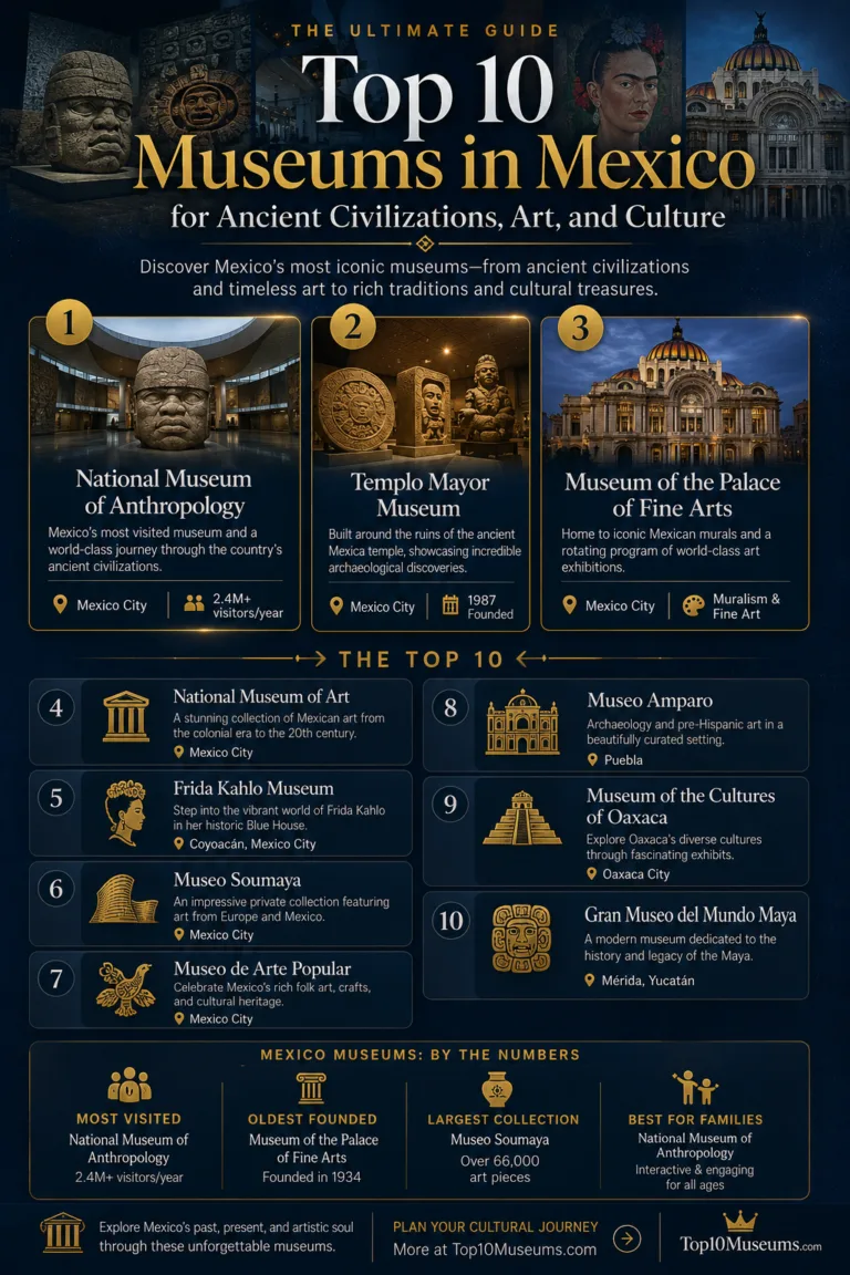 Top 10 Museums in Mexico for Ancient Civilizations, Art, and Culture